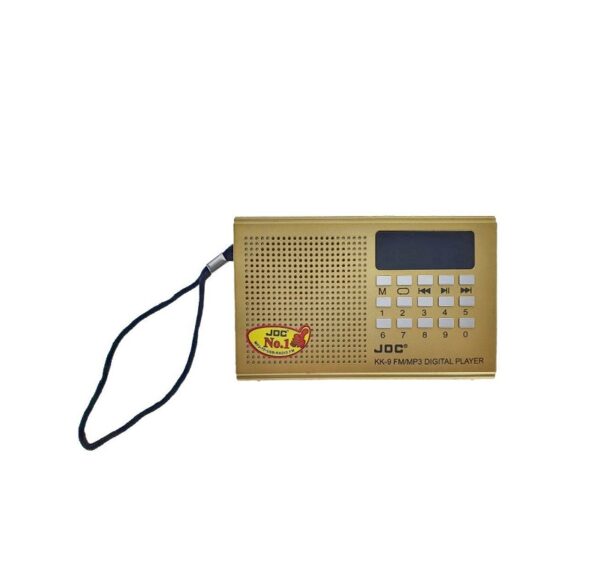 Επαναφορτιζόμενο ραδιόφωνο - JOC-KK9 - 370175 - Gold