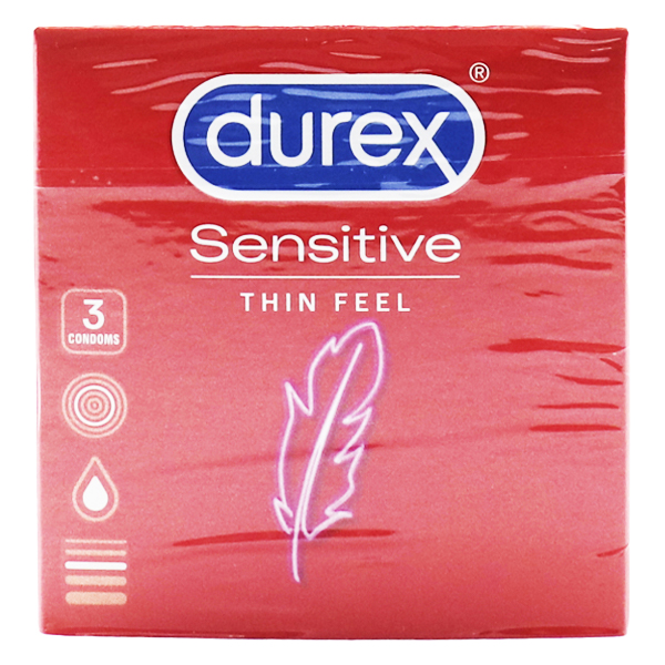DUREX ΠΡΟΦΥΛΑΚΤΙΚΑ (3τεμ.) - (SENSITIVE)