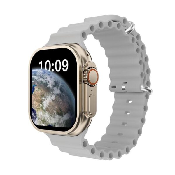 Σετ Smartwatch με 4 λουράκια - LG81 Ultra - 065110 - Grey