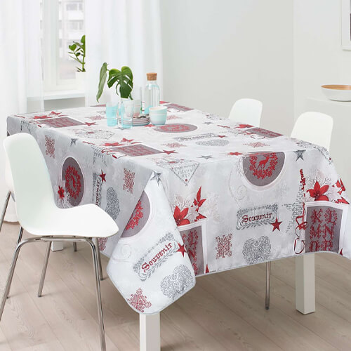 FLAMINGO ΤΡΑΠΕΖΟΜΑΝΤΗΛΟ ΑΛΕΚΙΑΣΤΟ ΒΑΜΒΑΚΕΡΟ - (150x150cm) (1260)