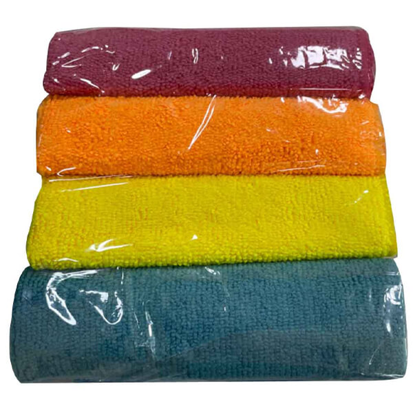 TNS CLEAN HOME ΠΕΤΣΕΤΕΣ MICROFIBRE COLORS (MULTI PACK 4pcs) (30x30cm)