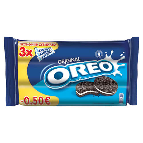 OREO ΜΠΙΣΚΟΤΑ ORIGINAL 154gr. - (3x154gr.) (-0.50€)