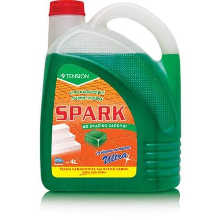 SPARK ΚΑΘΑΡΙΣΤΙΚΟ ΠΑΤΩΜΑΤΟΣ 4lit - (ΠΡΑΣΙΝΟ ΣΑΠΟΥΝΙ)
