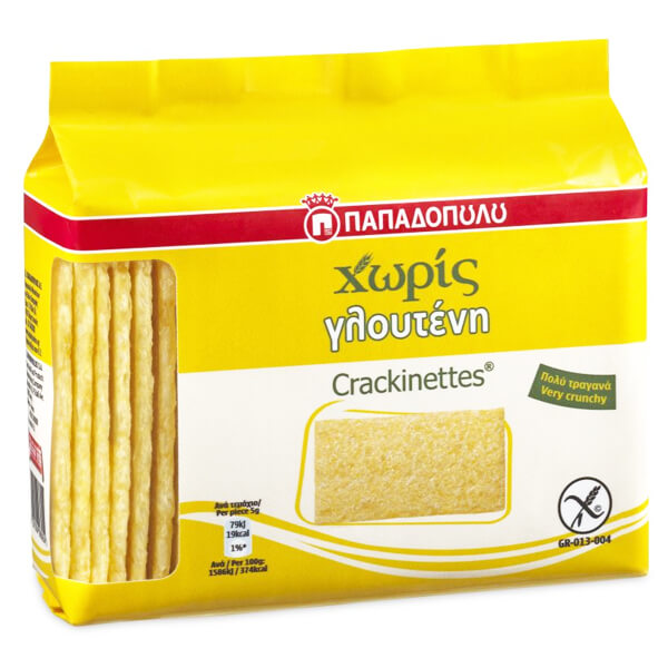 ΠΑΠΑΔΟΠΟΥΛΟΥ CRACKINETTES ΧΩΡΙΣ ΓΛΟΥΤΕΝΗ 100gr.