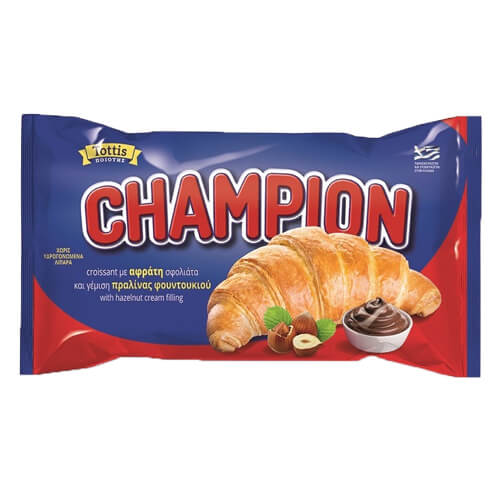 TOTTIS CHAMPION ΚΡΟΥΑΣΑΝ 70gr. - (ΠΡΑΛΙΝΑ ΦΟΥΝΤΟΥΚΙΟΥ) (41852)