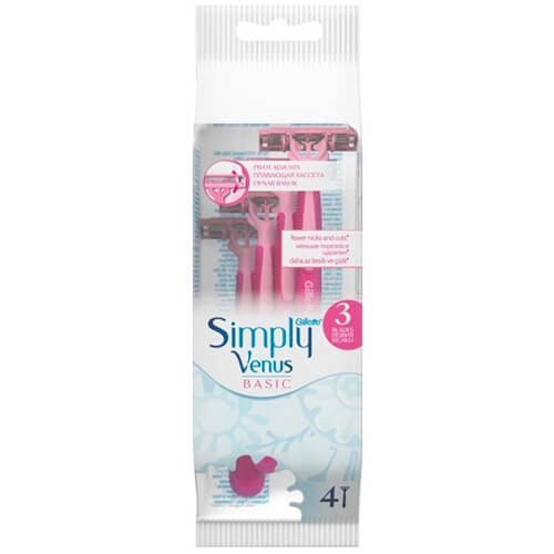 GILLETTE ΞΥΡΑΦΑΚΙΑ SIMPLY VENUS 3 - (4τεμ.) (BASIC)