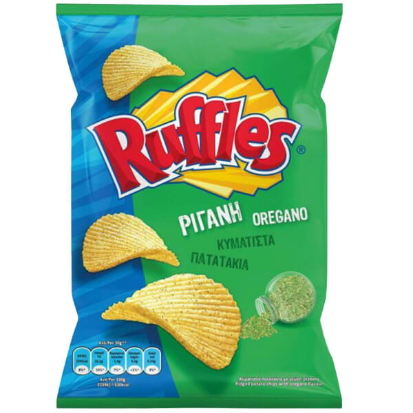 RUFFLES CHIPS 90gr. - (ΡΙΓΑΝΗ)