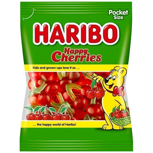 HARIBO ΖΑΧΑΡΩΤΑ 100gr. - (HAPPY CHERRIES)