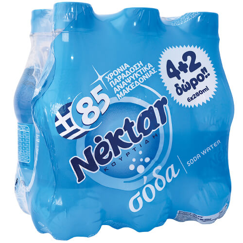 NEKTAR ΑΝΑΨΥΚΤΙΚΟ 280ml - (ΣΟΔΑ) (4+2 ΔΩΡΟ)