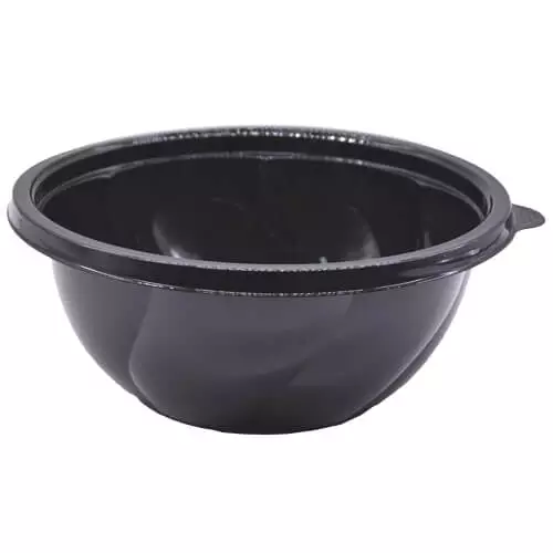 ΜΠΩΛ ΣΑΛΑΤΑΣ PET ΜΑΥΡΟ 1050ml - (50τεμ.) (SB-1050) (PREPAC)