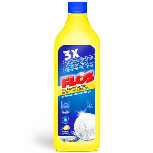 FLOS GEL ΑΠΟΡΡΥΠΑΝΤΙΚΟ ΠΛΥΝΤΗΡΙΟΥ ΠΙΑΤΩΝ 750ml