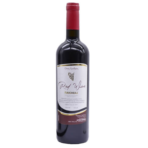 ΠΑΪΟΝΙΑΣ ΚΡΑΣΙ 750ml - (ΚΟΚΚΙΝΟ ΚΡΑΣΙ)