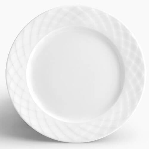 ΙΩΝΙΑ ΙΤΕΑ ΠΙΑΤΟ ΒΑΘΥ 22,5cm - (ΛΕΥΚΟ)