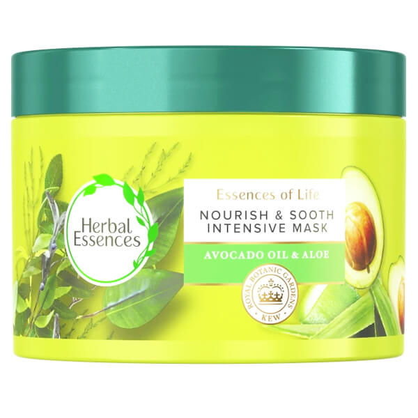 HERBAL ESSENCES ΜΑΣΚΑ ΜΑΛΛΙΩΝ ΕΝΥΔΑΤΩΣΗΣ 450ml - (ALOE & AVOCADO)