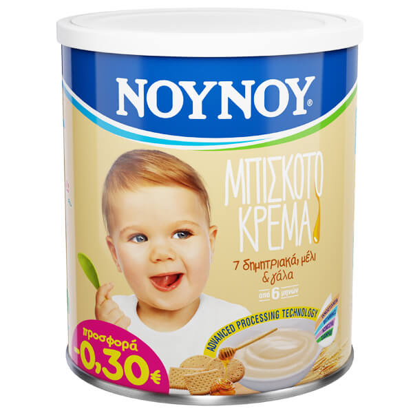 ΝΟΥΝΟΥ ΜΠΙΣΚΟΤΟΚΡΕΜΑ 300gr. - (-0,30€)