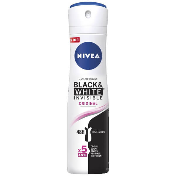 NIVEA DEO SPRAY WOMEN 150ml - (B & W ORIGINAL)