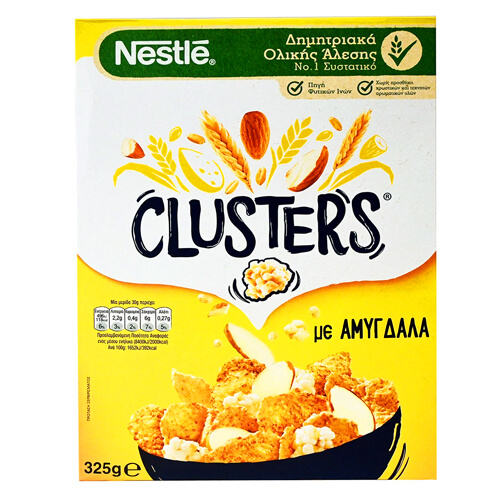 NESTLE CLUSTERS 325gr. - (ΑΜΥΓΔΑΛΑ)