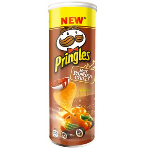 PRINGLES ΤΣΙΠΣ 165gr. - (HOT PAPRIKA)