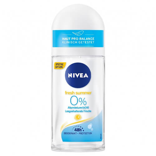 NIVEA ROLL-ON 50ml - (FRESH SUMMER) (0% Aluminium)