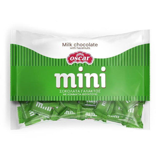 OSCAR ΣΟΚΟΛΑΤΑΚΙΑ ΜΙΝΙ 250gr. - (ΓΑΛΑΚΤΟΣ ΜΕ ΦΟΥΝΤΟΥΚΙ)