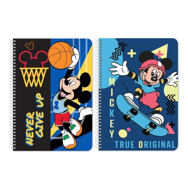 ΤΕΤΡΑΔΙO ΣΠΙΡΑΛ 17Χ25 2ΘΕΜ 60Φ MICKEY 2ΣΧ