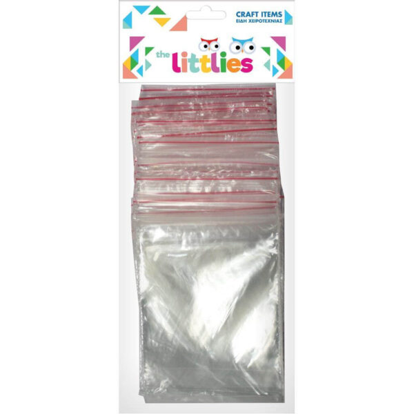 ΣΑΚΟΥΛΑΚΙΑ ZIPPER ΜΕ ΚΛΕΙΣΙΜΟ ΑΣΦΑΛΕΙΑΣ THE LITTLIES 6X8 ΕΚ. 50 ΤΜΧ.