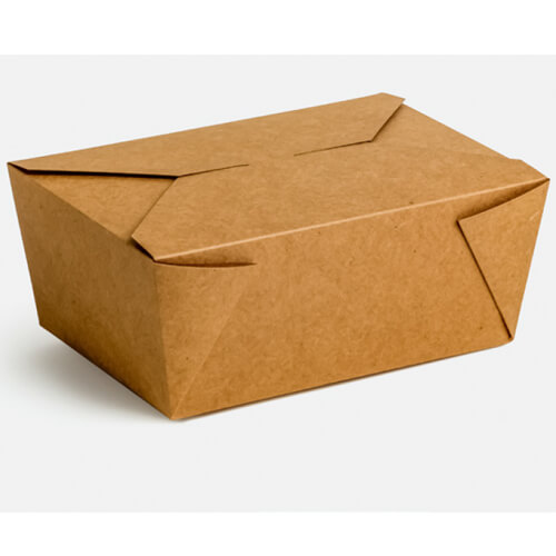 KRAFT DELIVERY BOX No 4 - (40τεμ.) - (22x16x9cm) - (19,5x13,8x9cm) - (3000ml) - (98oz)