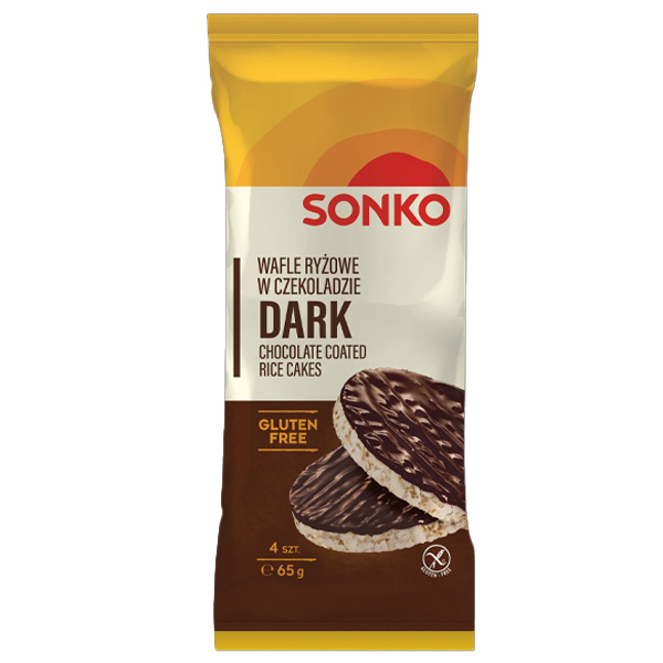 SONKO ΡΥΖΟΓΚΟΦΡΕΤΑ 65gr. - (ΣΟΚΟΛΑΤΑ ΥΓΕΙΑΣ)
