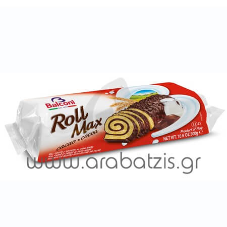 BALCONI SWEET ROLL ΚΕΙΚ 300gr. - (ΚΑΚΑΟ)