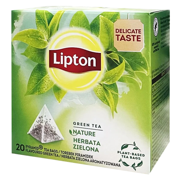 LIPTON ΤΣΑΙ ΠΡΑΣΙΝΟ ΠΥΡΑΜΙΔΑ (20x1,4gr) - (NATURE)