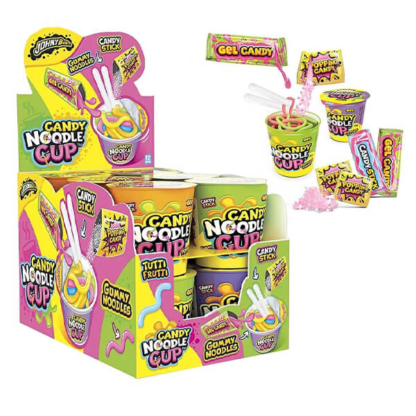 JOHNY BEE CANDY NOODLE CUP (12τεμ.)