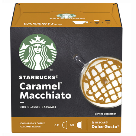 STARBUCKS CAPS CARAMEL MACCHIATO 127.8gr 12cups