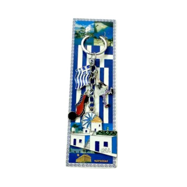 Τουριστικό μπρελόκ Souvenir - Σετ 12pcs - Greece - 127208