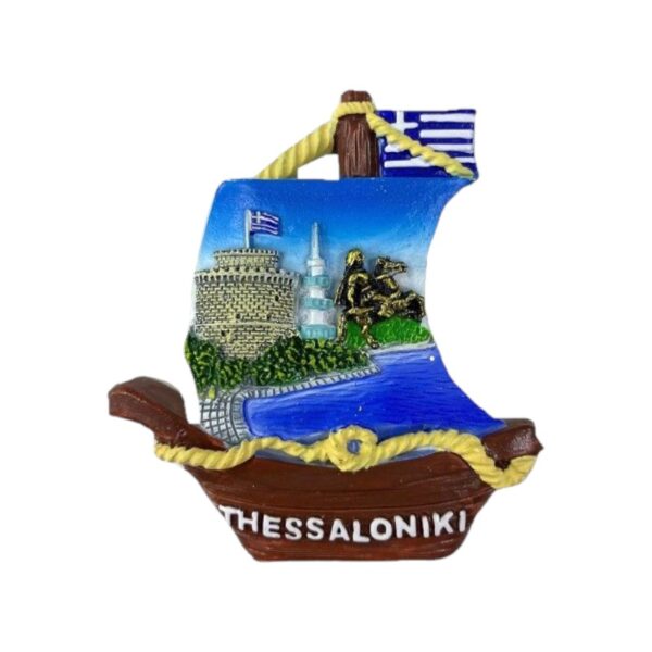 Tουριστικό μαγνητάκι Souvenir – Σετ 12pcs - Resin Magnet - Thessaloniki - 678137