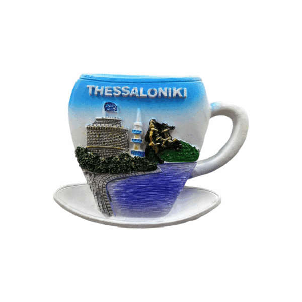 Tουριστικό μαγνητάκι Souvenir – Σετ 12pcs - Resin Magnet - Thessaloniki - 678155