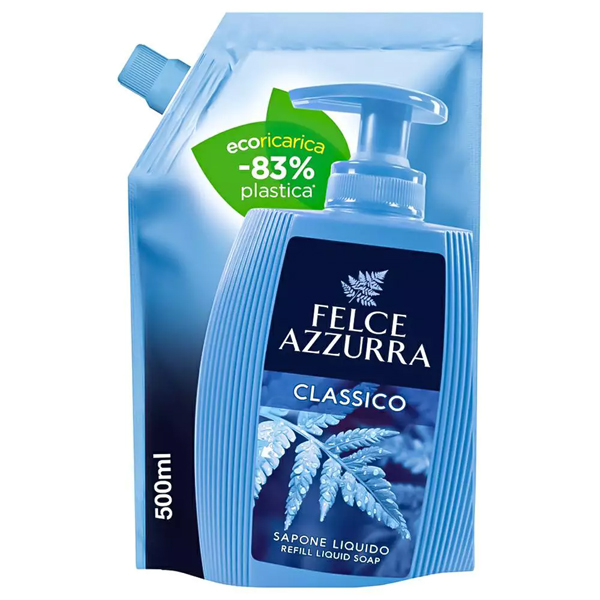 FELCE AZZURRA ΚΡΕΜΟΣΑΠΟΥΝΟ ΑΝΤΑΛΛΑΚΤΙΚΟ 500ml - (ORIGINAL) (ΣΑΚΟΥΛΑ)
