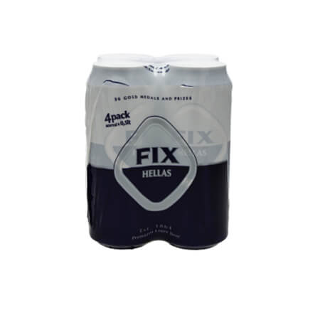 FIX HELLAS ΜΠΥΡΑ (4x500ml)