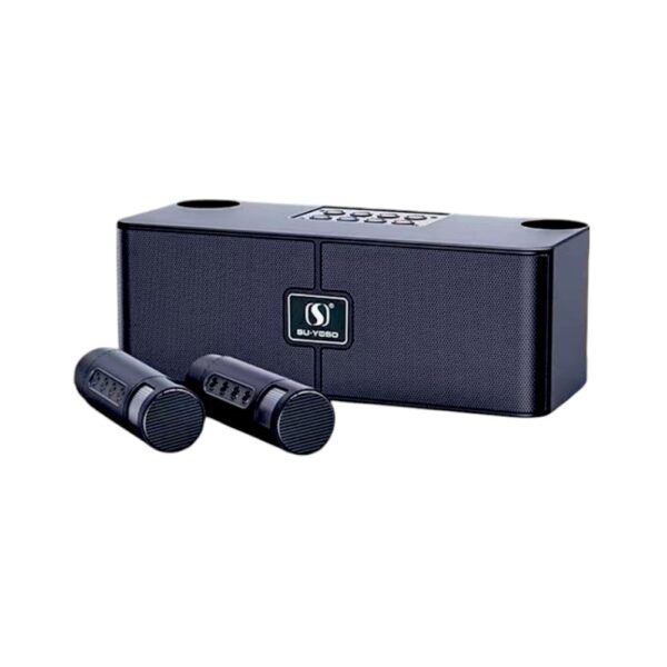 Ασύρματο ηχείο Bluetooth με 2 μικρόφωνα Karaoke - YS-204 - 887202 - Black