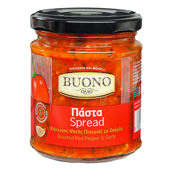 BUONO ΠΑΣΤΑ ΚΟΚΚΙΝΗΣ ΨΗΤΗΣ ΠΙΠΕΡΙΑΣ ΜΕ ΣΚΟΡΔΟ 200gr