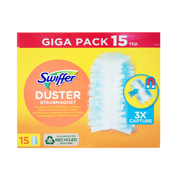 SWIFFER DUSTER ΑΝΤΑΛΛΑΚΤΙΚΑ (15τεμ.)