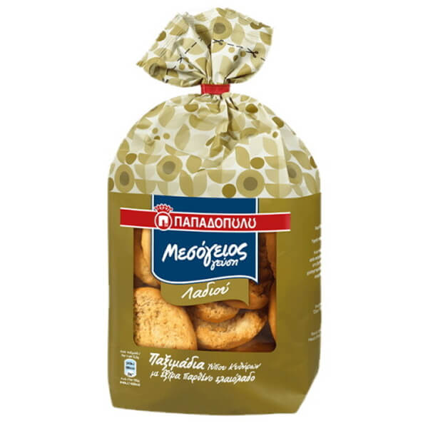 ΠΑΠΑΔΟΠΟΥΛΟΥ ΜΕΣΟΓΕΙΟΣ ΓΕΥΣΗ 350gr. - (ΛΑΔΙΟΥ)
