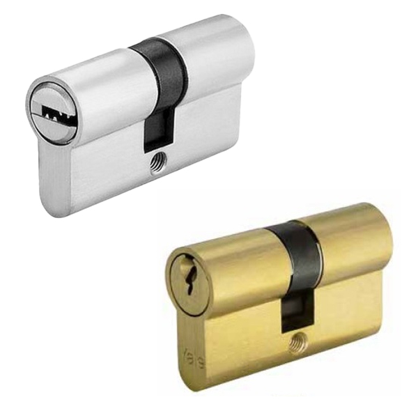 TUF - FIX ΚΥΛΙΝΔΡΟΣ  ΑΣΦΑΛΕΙΑΣ ΜΕ 5 ΚΛΕΙΔΙΑ 90mm (40-50) - (ΜΠΡΟΥΤΖΙΝΟΣ - ΣΑΤΙΝΕ ΝΙΚΕΛ)