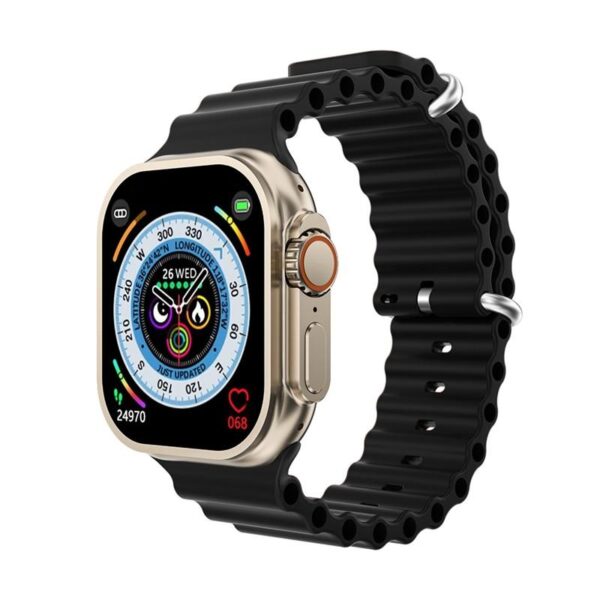Σετ Smartwatch με 3 λουράκια - LG77 Mini - 064908 - Black