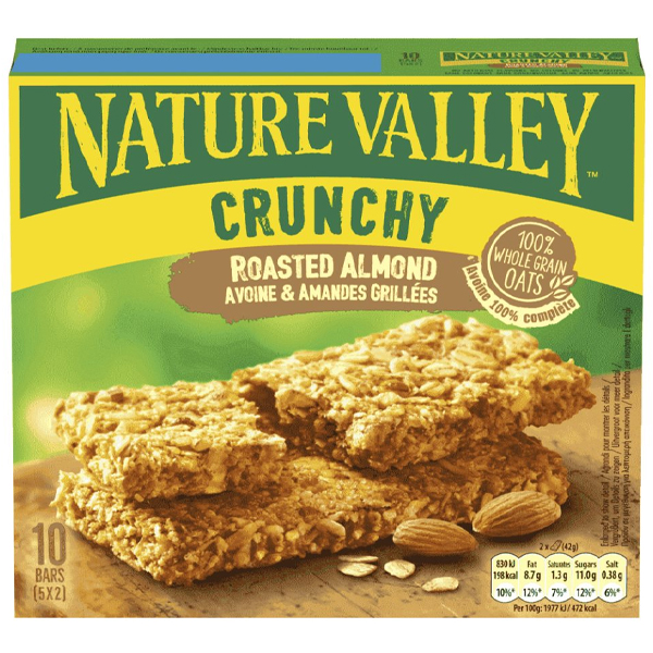 NATURE VALLEY ΤΡΑΓΑΝΕΣ ΜΠΑΡΕΣ ΨΗΜΕΝΑ ΑΜΥΓΔΑΛΑ (5x42gr.)