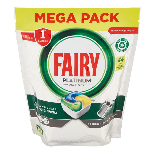 FAIRY CAPS ALL IN ONE 44τεμ. - (PLATINUM) (ΛΕΜΟΝΙ)