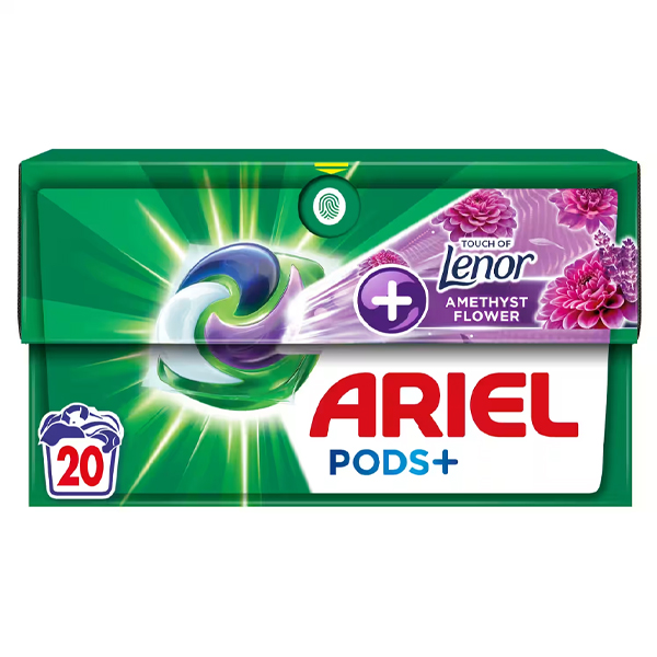 ARIEL ΥΓΡΕΣ ΚΑΨΟΥΛΕΣ ALL IN 1  (20τεμ.) - (LENOR AMETHYST)