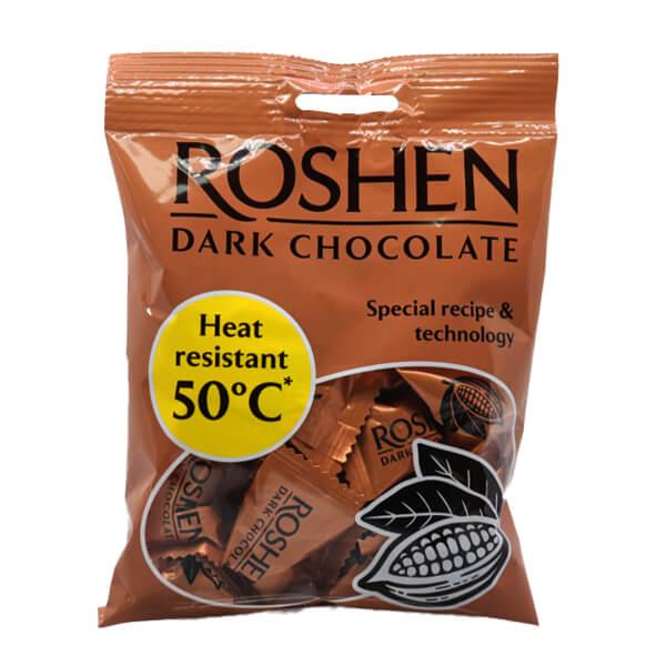 ROSHEN HEAT RESISTANT ΣΟΚΟΛΑΤΑΚΙΑ 80gr - (ΜΑΥΡΗ ΣΟΚΟΛΑΤΑ)