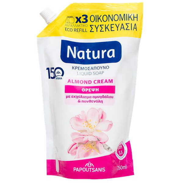 PAPOUTSANIS NATURA ΚΡΕΜ/ΝΟ ΑΝΤ/ΚΟ 750ml - (ΑΜΥΓΔΑΛΟ)