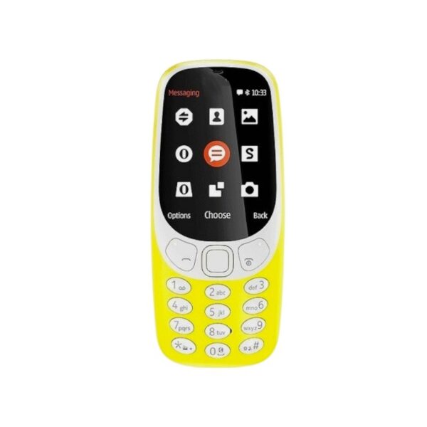 Κινητό τηλέφωνο - 3310 - Dual Sim - 812259 - Yellow - Ελληνικό μενού