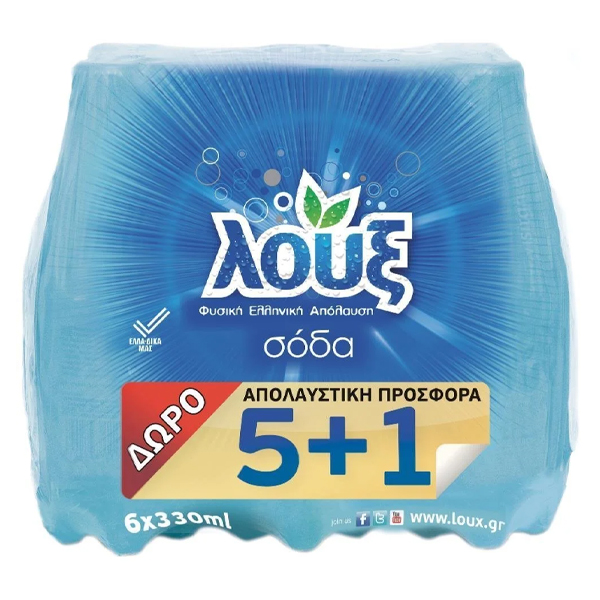 ΛΟΥΞ ΣΟΔΑ 330ml (5+1 ΔΩΡΟ)